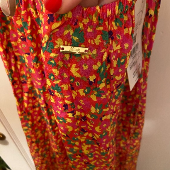 NWT Orange/Pink Maxi Dress - Picture 8 of 9